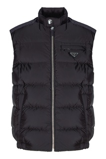 Стеганый жилет из нейлона Prada