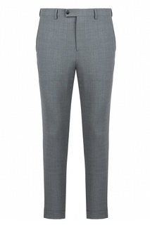 Серые брюки с подворотами Eleventy