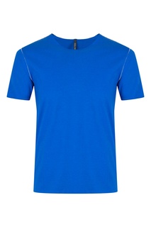 Синяя футболка с наружными швами Giorgio Brato