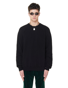 Черный хлопковый свитшот Drkshdw BY Rick Owens