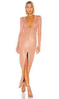 Вечернее платье с длинным рукавом sitara - Michael Costello