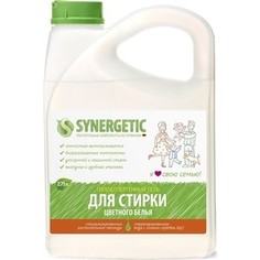 Гель для стирки Synergetic для цветного белья, канистра ПЭ 2,75л