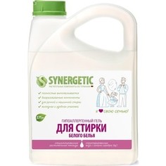 Гель для стирки Synergetic для белого белья, канистра ПЭ 2,75л