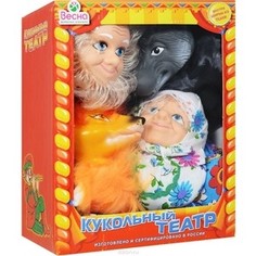 Кукольный театр Весна 4 персонажа с ширмой №1 (В2928)