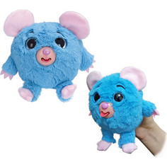 Мягкая игрушка 1Toy Дразнюка Zoo мышка, показывает язык, 13 см. (Т10350)