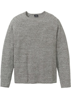 Пуловер в меланжевом дизайне, переработанный хлопок Bonprix