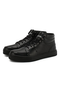 Кожаные кроссовки Balmain
