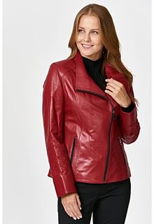 Куртка из натуральной кожи Снежная Королева