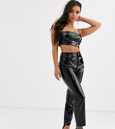 Черные джинсы слим в винтажном стиле ASOS DESIGN Petite Farleigh - Черный