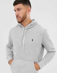 Серый худи с логотипом Polo Ralph Lauren - Серый