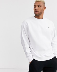 Белый oversize-свитшот с треугольником ASOS DESIGN - Белый