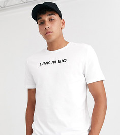 Футболка с принтом ASOS DESIGN Tall - Белый