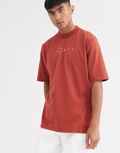 Красная свободная футболка с логотипом ASOS WHITE - Красный