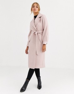 Пальто с шевронным узором Forever New - Розовый