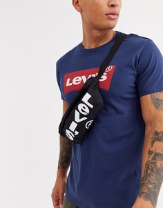 Черная сумка-кошелек на пояс Levis Banana - Черный Levis®