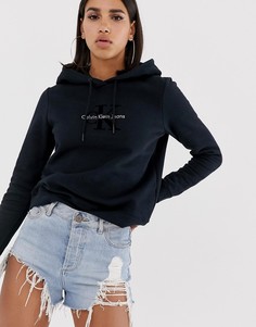 Худи с логотипом CK Calvin Klein - Черный