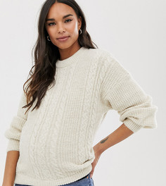 Джемпер крупной вязки ASOS DESIGN Maternity - Кремовый