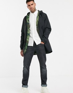 Черная спортивная куртка с капюшоном и камуфляжной подкладкой Levis - Черный Levis®