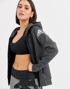 Худи серого цвета adidas ID stadium - Серый