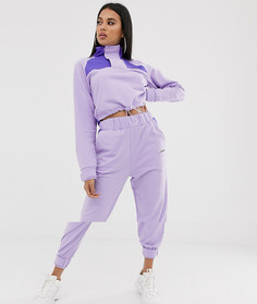 Спортивный костюм со свитшотом и джоггерами ASOS DESIGN - Фиолетовый