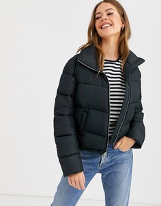Дутая куртка Hollister - Черный
