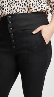 FRAME Tux Noir Band Skinny Jeans