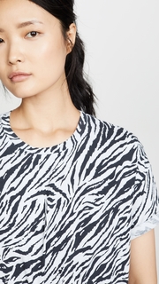 SUNDRY Zebra Oversize Tee