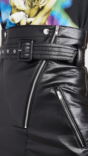 Toga Pulla Faux Leather Skirt