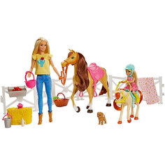 Игровой набор Barbie Куклы с лошадьми и аксессуарами Mattel