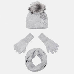 Комплект: шапка, шарф и перчатки Mayoral