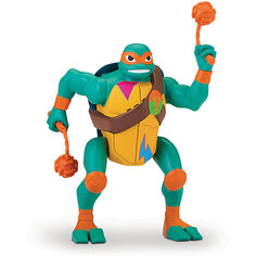 Фигурка Черепашки-ниндзя Микеланджело ниндзя-атака 15 см. серия ROTMNT Jazwares