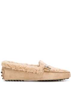 Tods Gommini shearling loafers Tod`S