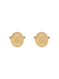 Fendi запонки с тисненым логотипом FF