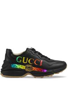 Gucci кроссовки Rhyton с логотипом
