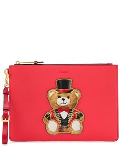 Moschino клатч с принтом