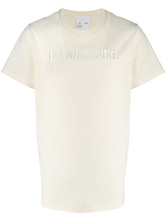 Helmut Lang embroidered logo T-shirt