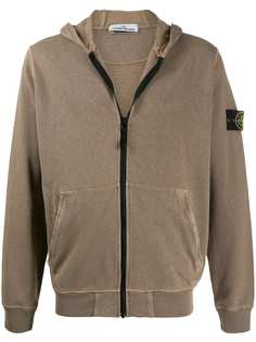 Stone Island худи на молнии с логотипом