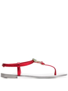 Giuseppe Zanotti сандалии с открытым носком