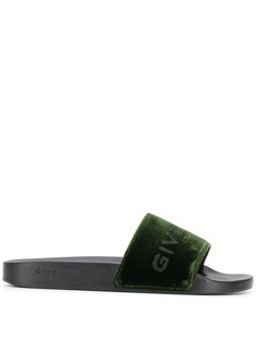 Givenchy шлепанцы с логотипом