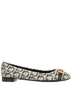 Salvatore Ferragamo балетки с логотипами Gancini