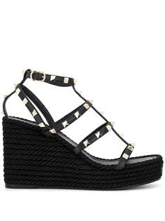 Valentino босоножки на платформе с отделкой Rockstud