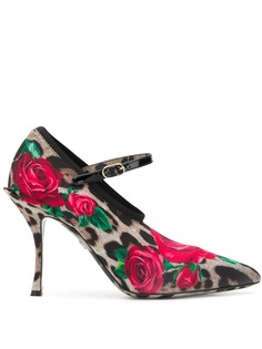 Dolce & Gabbana туфли Мэри Джейн с принтом