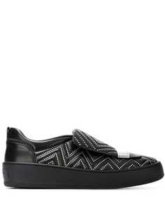 Sergio Rossi studded skater sneakers