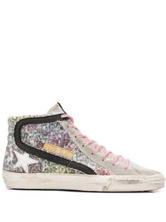 Golden Goose кроссовки с заплаткой в форме звезды