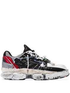 Maison Margiela кроссовки Fusion с эффектом потертости