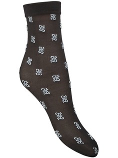 Fendi носки с логотипом FF Karligraphy