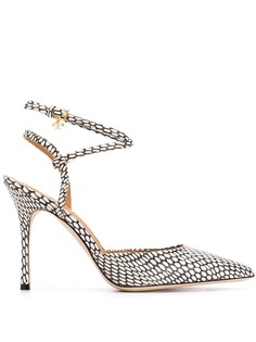 Tory Burch туфли-лодочки со змеиным принтом Penelope