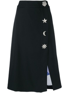 Emilio Pucci юбка оверсайз с пуговицами