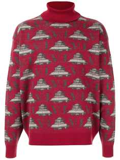 UNDERCOVER UFO turtleneck jumper