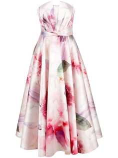 Marchesa Notte платье Mikado из ткани пике